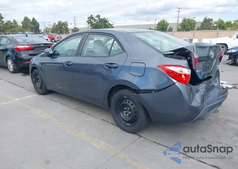 2014 Toyota Corolla Le из США, поврежденный, VIN 5YFBURHE0EP100324